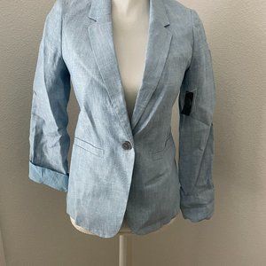 NWT Blue Blazer from The Limited, Chambray-esq, Size XSP